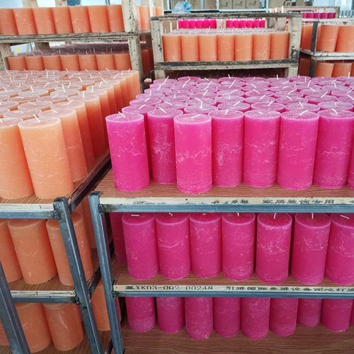 wycandles-production for rustic candles