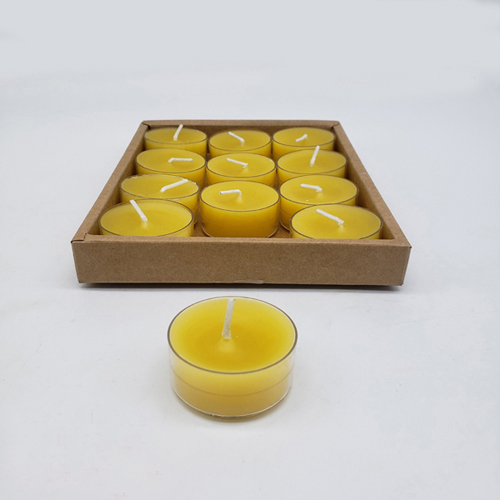 beeswax tealight candles