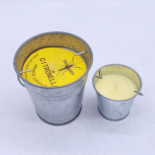 citronella scented bucket candles