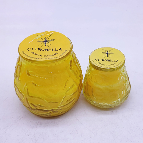 citronella scented glass candles