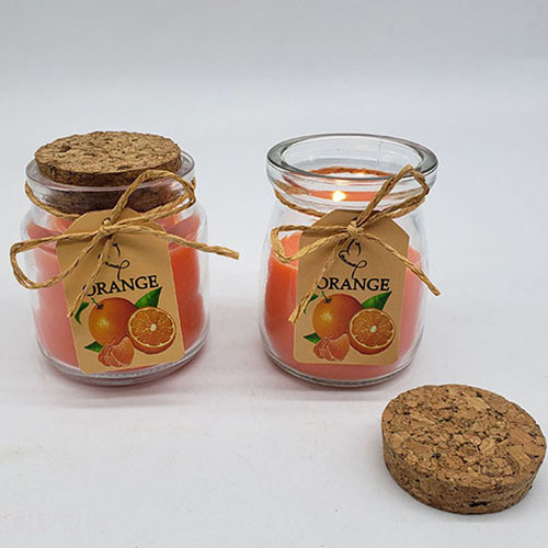 scented cork jar candles