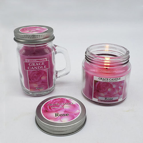 scented mason jar candles